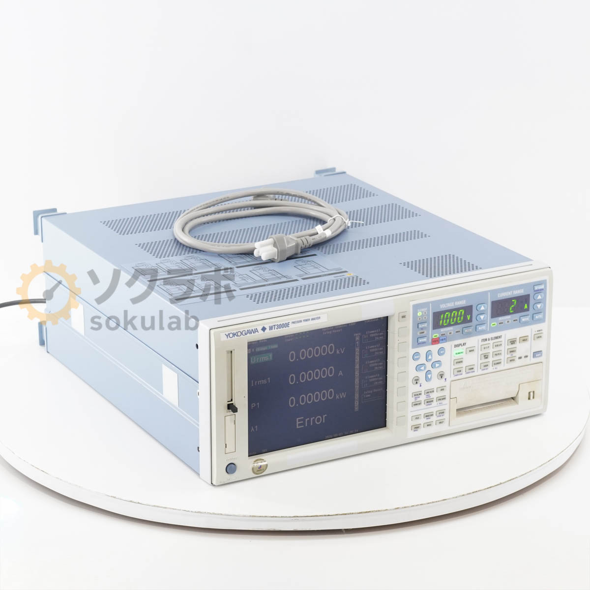 YOKOGAWA製プレシジョンパワーアナライザーWT3000シリーズ入荷!